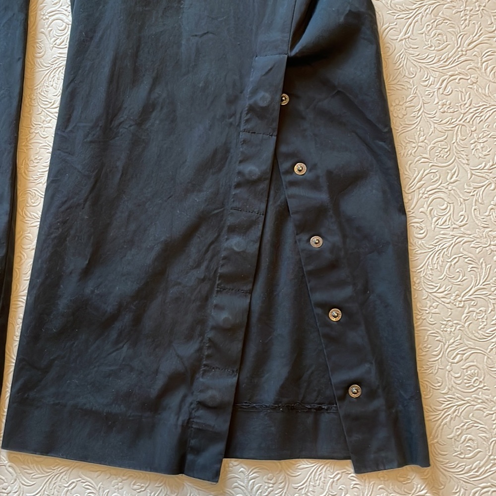 Coset Clear Out Eli Tahari Black Athletic Pants Elastic and Drawstring Waist, - Picture 3 of 4